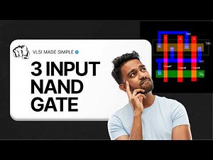 How to Design 3 Input NAND Gate in Microwind 🔥 | Easy VLSI Practical
