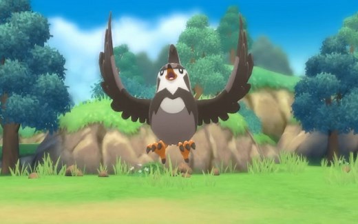 What level does Staravia evolve at in Pokemon Brilliant Diamond and Shining Pearl?