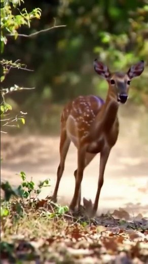 Lion Chasing Deer in Jungle | Real Mobile Camera Wildlife Shot #wildlifecaptures #lionslive #wild