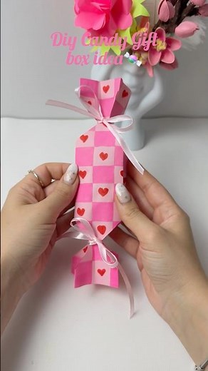 ✨ Easy DIY Origami Candy Box 🍬💕 Perfect Gift Idea! #diy #viral #diybox #gift #candy #trend