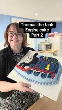 Today I’m making a Thomas the Tank engine cake using the ‪@wilton‬ cake tin #cake #cakedecorating