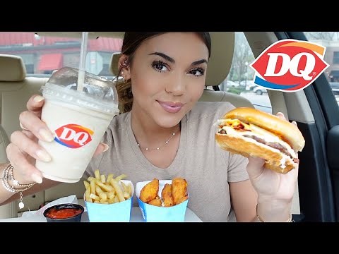My First Time Trying DAIRY QUEENS FOOD MENU!