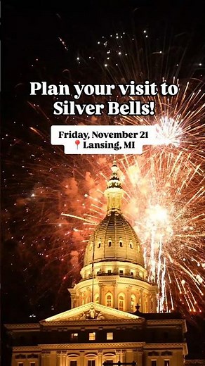 Silver Bells in the City in Downtown Lansing is almost here! Parade, drone show, fireworks & more!