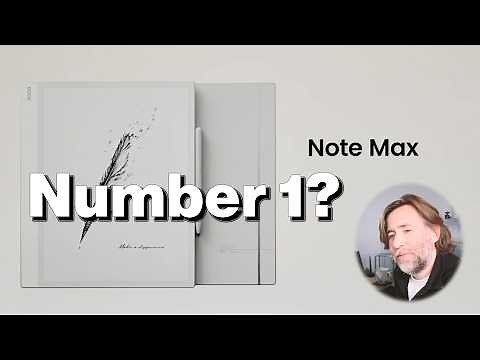 BOOX Note Max - Could be the New Number 1 E-Ink Tablet!