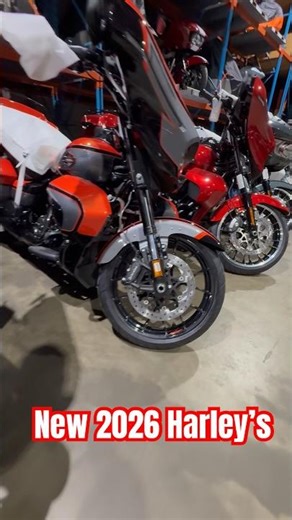 New 2026 Harley’s rolling in!