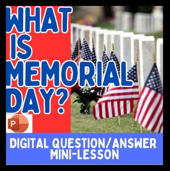 What is Memorial Day? Digital History Lesson with Vocabulary | PowerPoint