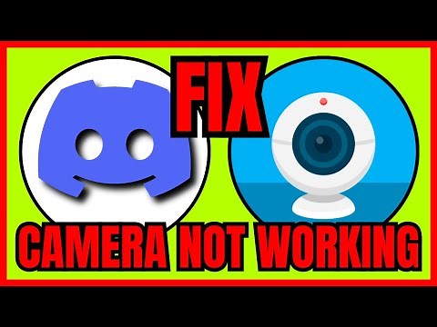 How To FIX Discord Webcam Camera NOT WORKING (ALL FIXES 2026)