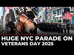 New York Veterans Day Parade 2025 LIVE | NYC Parade Unites America Amid Shutdown | Trump | US News