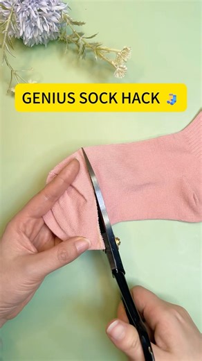 Genius Sock Hack! 🤯 Turn Your Old Socks Into This Useful Item in Seconds#sewing #sewingtips