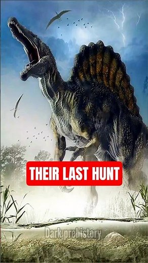 When Prehistoric Predators Made Their Last Hunt #dinosaur #extinctanimals #shorts