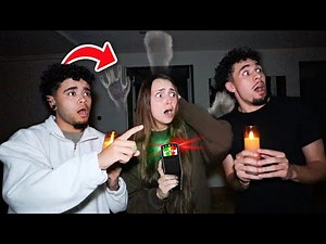 GHOST HUNTING IN OUR HAUNTED HOUSE AT 3 AM..