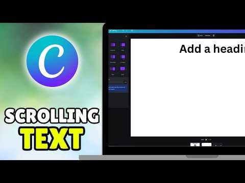 How To Create Scrolling Text Animation In Canva (2026) - Make Scrolling/Crawling Text In Canva