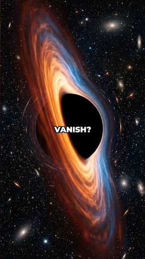 Why do some black holes… disappear?