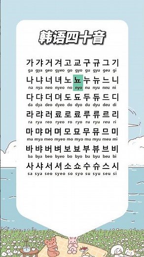 11 日语五十音和韩语四十音，你觉得哪个更简单？#日语五十音 #日语学习 #日语教学 #学日语 #shorts