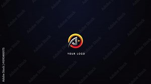 eye-catching 3d new trendy hyper clean logo intro animation. 3d render, 4k HD, 3d reveal of a logo stings. a modern presentation to your business, movie, news, tv serial, and many more.