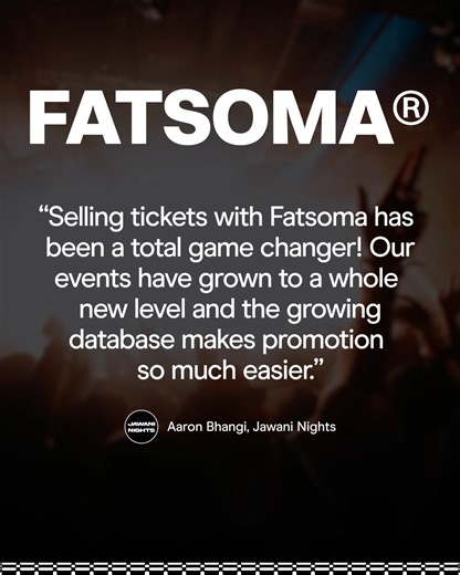 Real results from real organisers. ✔ Clear insight ✔ Direct communication ✔ Stronger sales Grow your events with tools built for you. Start with Fatsoma. #eventmarketing #events #ticketsales | Fatsoma for Event Organisers