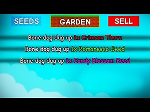 NEW BONE DOG Gives ANY SEED FOR FREE! (Grow a Garden)