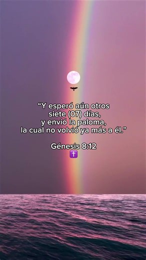 Génesis 8:12 — El nuevo comienzo 😍