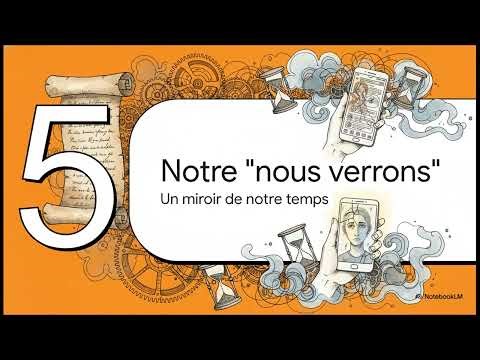 Pourquoi fuyons-nous la réalité ? Analyse du poème "Nous verrons" de Chateaubriand (NotebookLM)