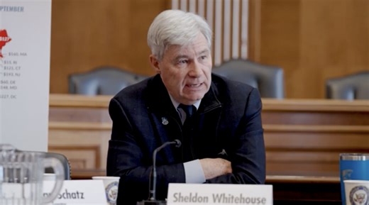 'How does this make sense?': Sheldon Whitehouse pulls back the curtain on Trump's senseless assault on clean energy during Senate hearing