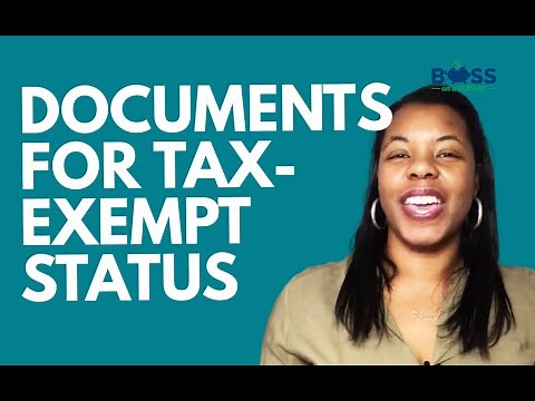 Applying for Tax-Exempt Status? You Need these 4 Documents