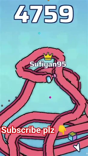 4,000 score snake IO king 👑 vip gameplay