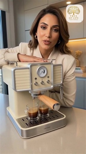 Elevate your morning ritual with the Cecotec Power Espresso 20. A refined manual machine that blends precise pressure, a 1.5 L reservoir, and tactile control to craft barista-quality espresso at home. Smooth crema, robust flavor, and an elegant silhouette make every cup feel intentional. Built for those who appreciate ceremony over convenience and design over clutter. Available now at Tree of Life to complete your premium coffee corner. - Ready to shop? Check out the link in our bio! #EspressoAt