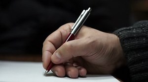 Hand Writing On White Paper Slow Stock Footage Video (100% Royalty-free) 14053844 | Shutterstock