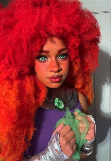Starfire❤️‍🔥 #dccomics #starfire #cosplay #teentitans #afro | Starfire Cosplay