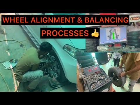 WHEEL ALIGNMENT & BALANCING | COST ? 🤯| EASY PROCESS | 🚗￼