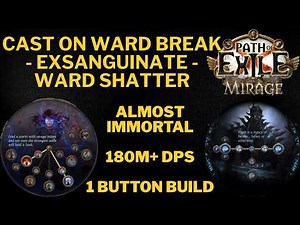 POE 3.28 Cast On Ward Break Exsanguinate Elementalist COWB