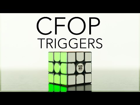 CFOP Triggers - How to learn algorithms faster ! Tips #1