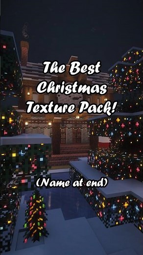 The Best Minecraft Christmas Resource Pack! #minecraft #christmas #resoursepack #texturepack