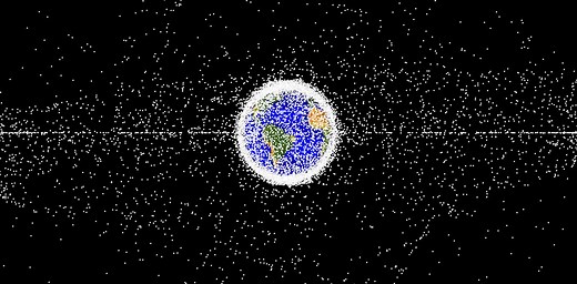 Space is getting crowded with satellites and space junk. How do we avoid collisions?