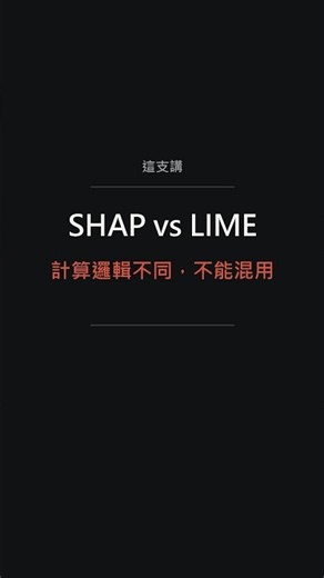 iPAS AI應用考點｜SHAP 與 LIME 差在哪？一個算貢獻，一個做近似 #數據迷局