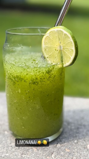 196K views · 381 reactions | LIMONANA- FROZEN MINT LEMONADE! Slushy...