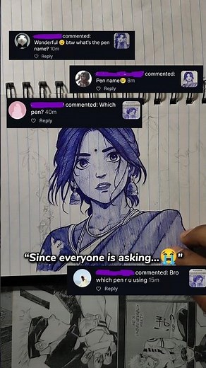 Everyone kept asking… so here’s the pen I use 😭✍️✨