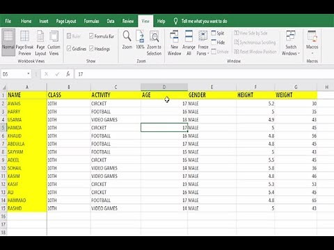 ✅ How to Freeze Multiple Rows and or Columns in Excel using Freeze Panes