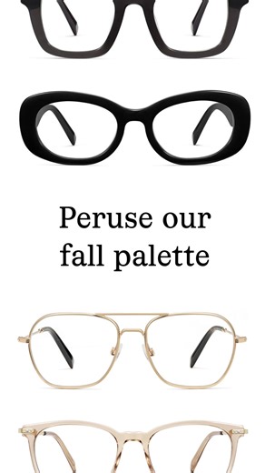 Find your favorite shade in our Fall 2025 color palette. | Warby Parker