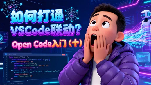 Open Code 如何打通VSCode联动？