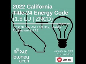 2022 California Title-24 Energy Code