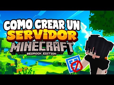 Como Crear un Servidor de Minecraft Bedrock Gratis Sin Aternos