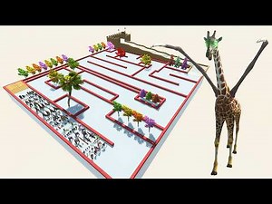 ESCAPE FROM ALIEN GIRAFFE - Animal Revolt Battle Simulator ARBS