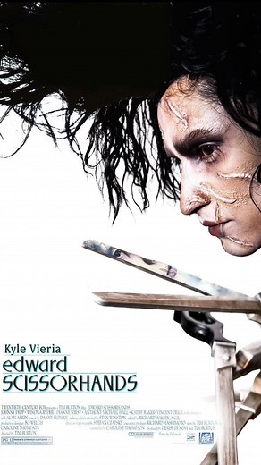 Kyle Vieira on Instagram: "Recreating Edwards movie poster  . . . . . . . . Edited by @danieluml  #halloween #edwardsiccorhands #movie #recreate #kylevieira"