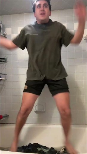 Broken Machine Means Foot Wash Workout || ViralHog