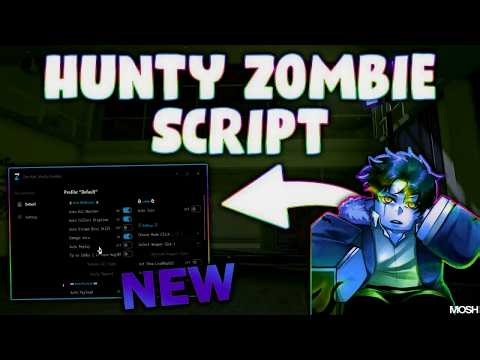 Hunty Zombie Script (PASTEBIN 2026) ( AUTOFARM , AUTO SKILL, ESP , AUTO COLLECT ) FEBRUARY UPDATE