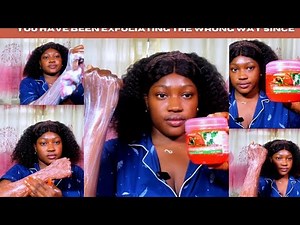 HOW TO USE A BODY SCRUB TO PROPERLY EXFOLIATE YOUR SKIN TO REVEAL FRESH BRIGHTER EVEN SKIN TONE