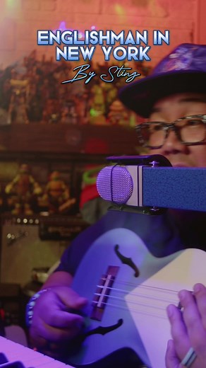 Englishman In New York by Sting | Acoustic canvas by Sunny And The Black Pack #music #acousticcover #coversongs #sting #SunnyAndTheBlackPack | Sunny And The Black Pack