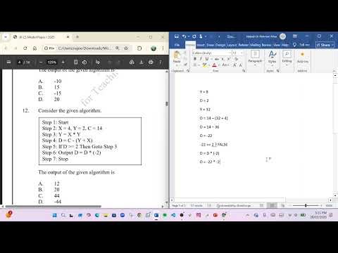 Computer Science XI Paper 1 Step By Step Solution & Explanation| Aga Khan Board | CS Knowledge