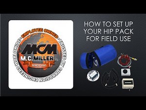 How to set up your M.C.Miller Hip Pack for field use